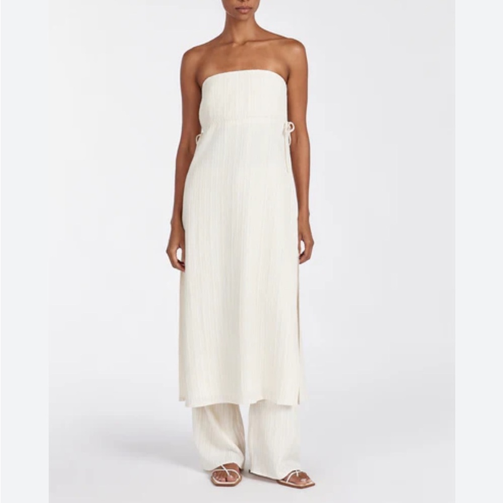 NWT DISSH Cream tube top Tunic boho lagenlook